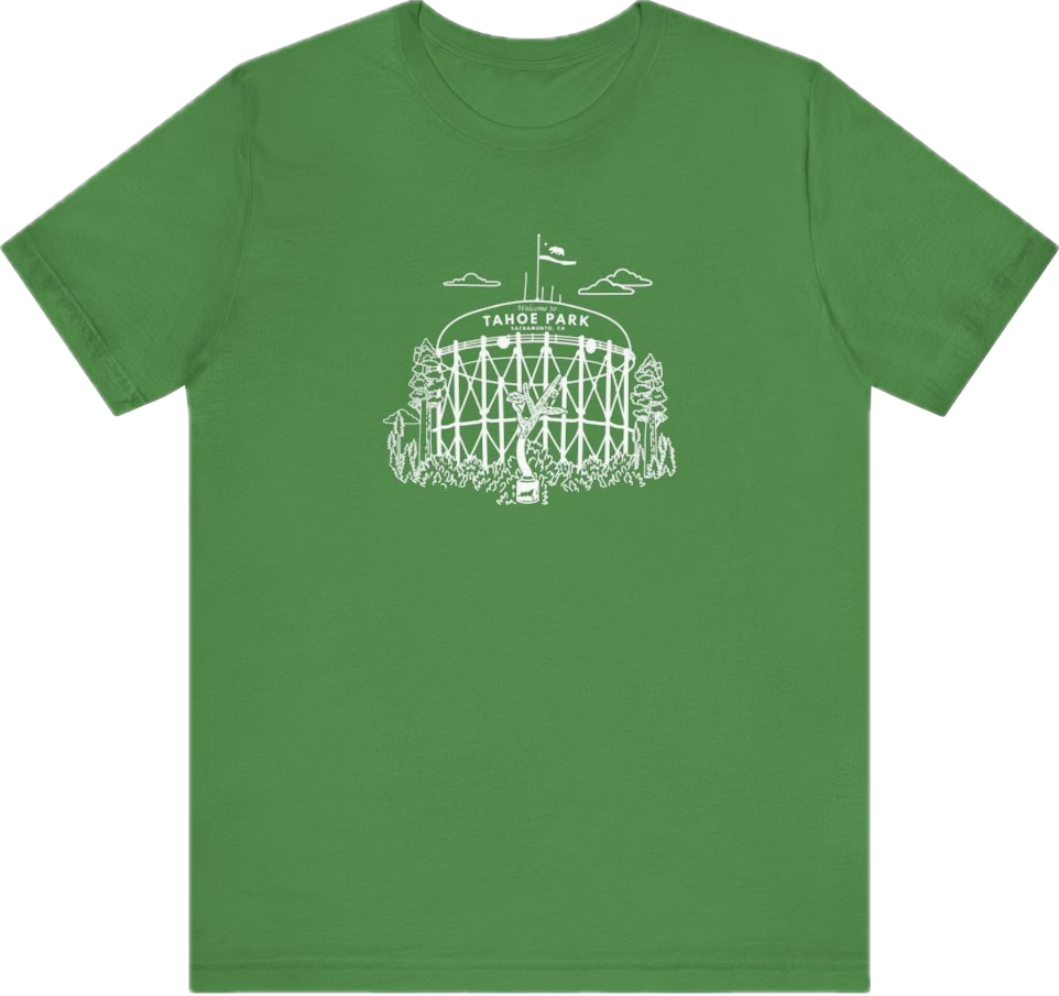 green tahoe park tower logo t-shirt